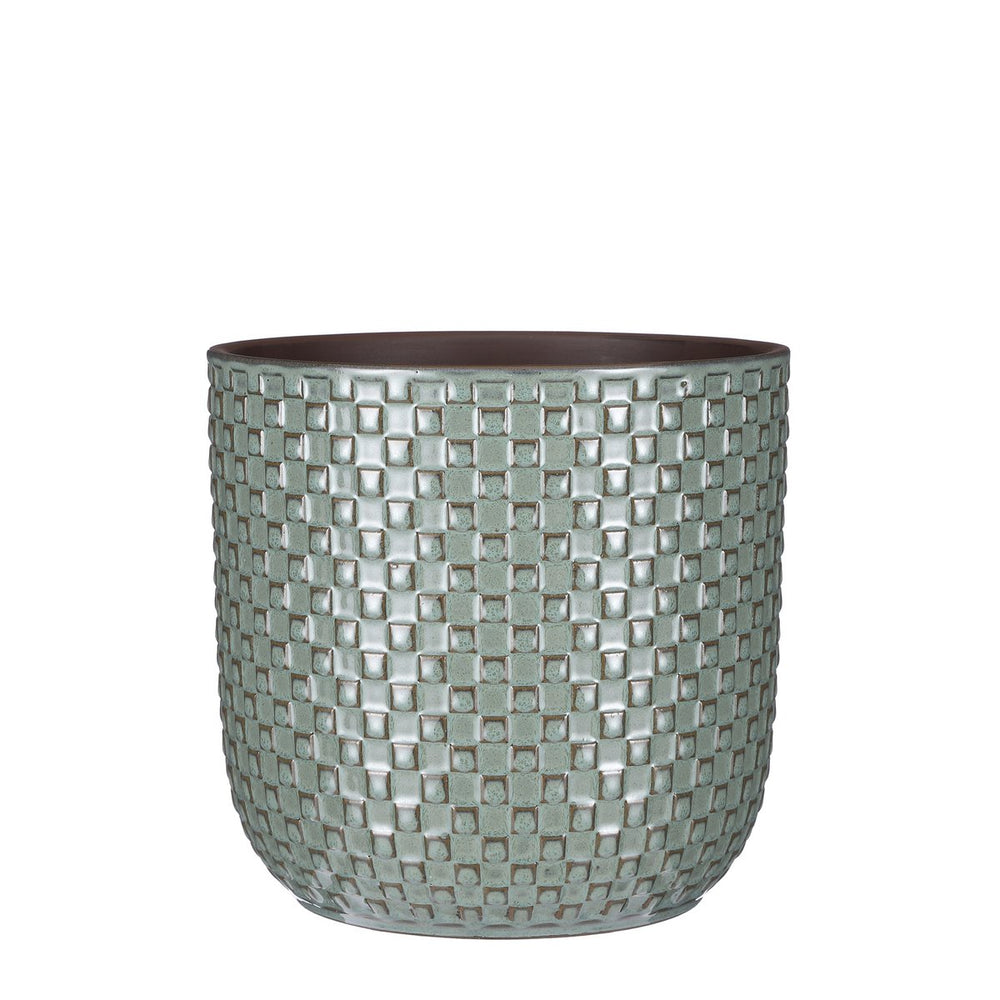 Daan Blumentopf – H21 x Ø22 cm – Grün