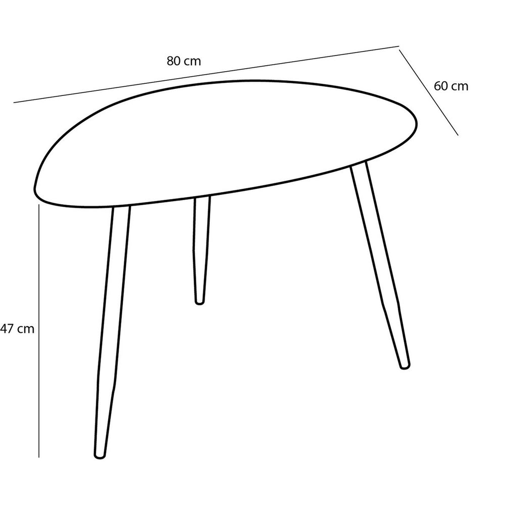 
                      
                        Beistelltisch – 2er-Set – L80 x B60 x H47 cm – Metall – Schwarz
                      
                    