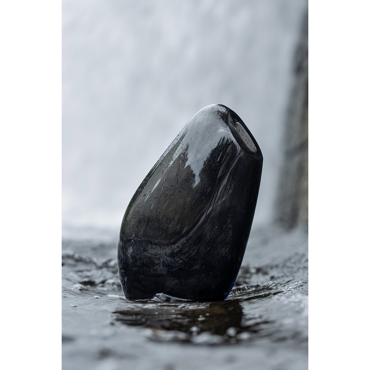 Kooky Design-Vase in Grau