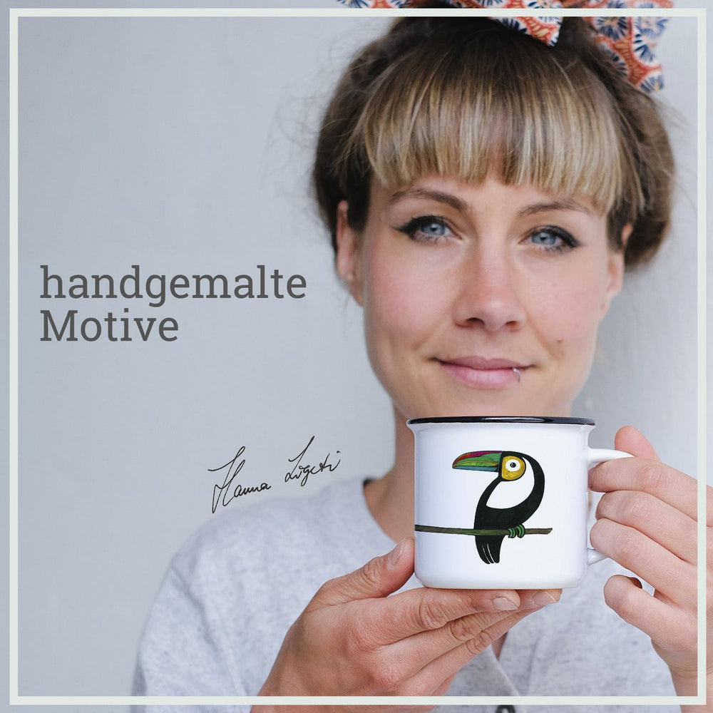 
                      
                        Keramiktasse – Tukanpaar
                      
                    