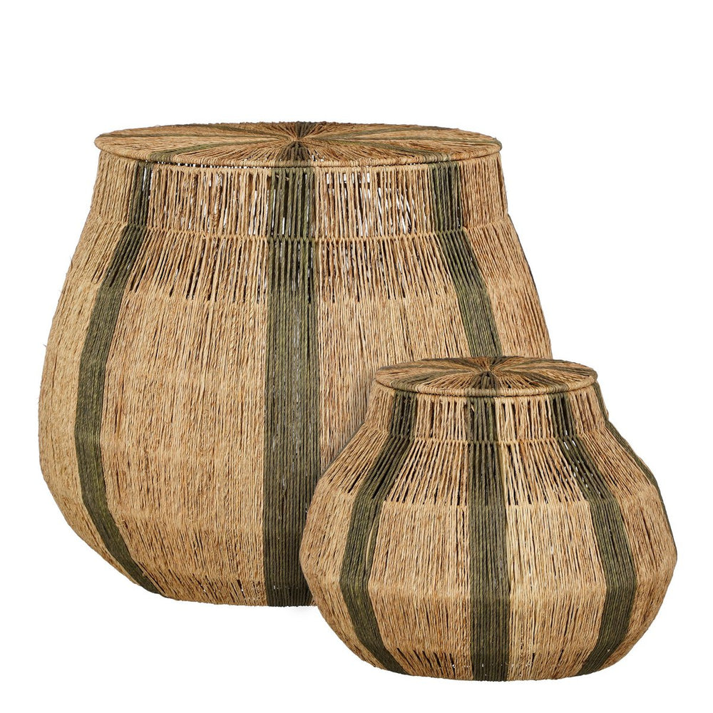 
                      
                        Liliano Korb – 2er-Set – H48 x Ø50 cm – Jute – Dunkelgrün
                      
                    