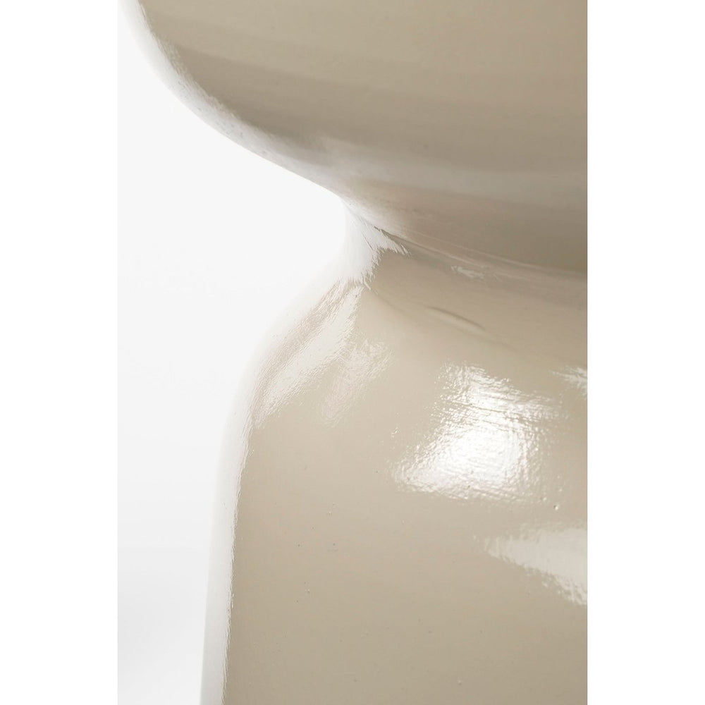 
                      
                        Stage Beistelltisch – H45 x Ø35 cm – Zement – Beige
                      
                    