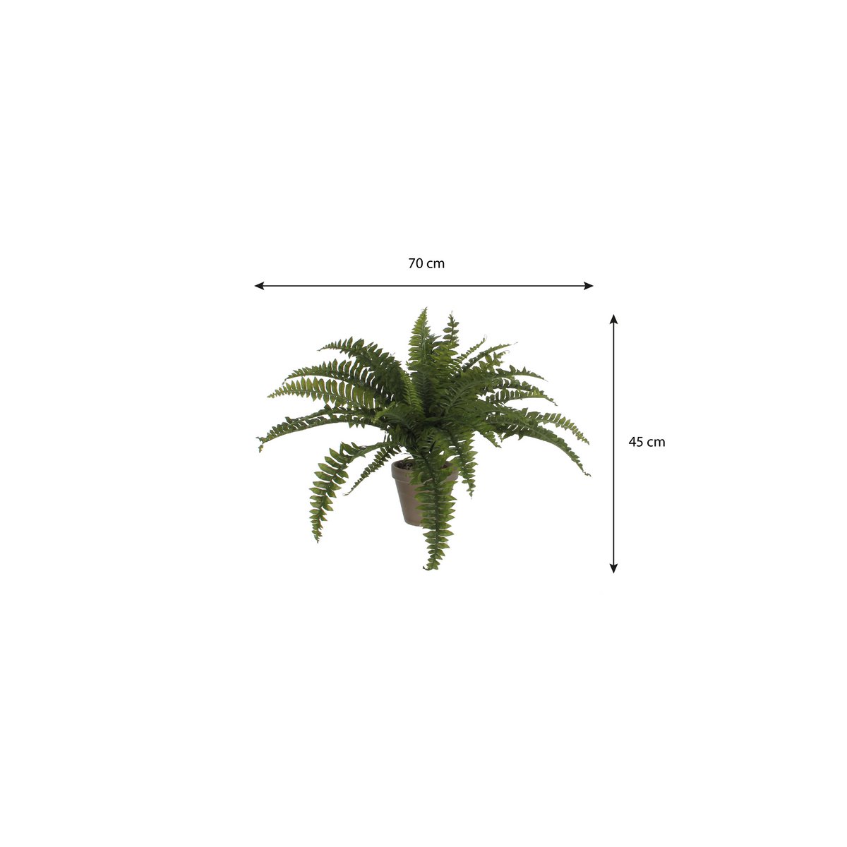 Künstlicher Farn (45 cm) – Tannendiele BlumenGut Düsseldorf