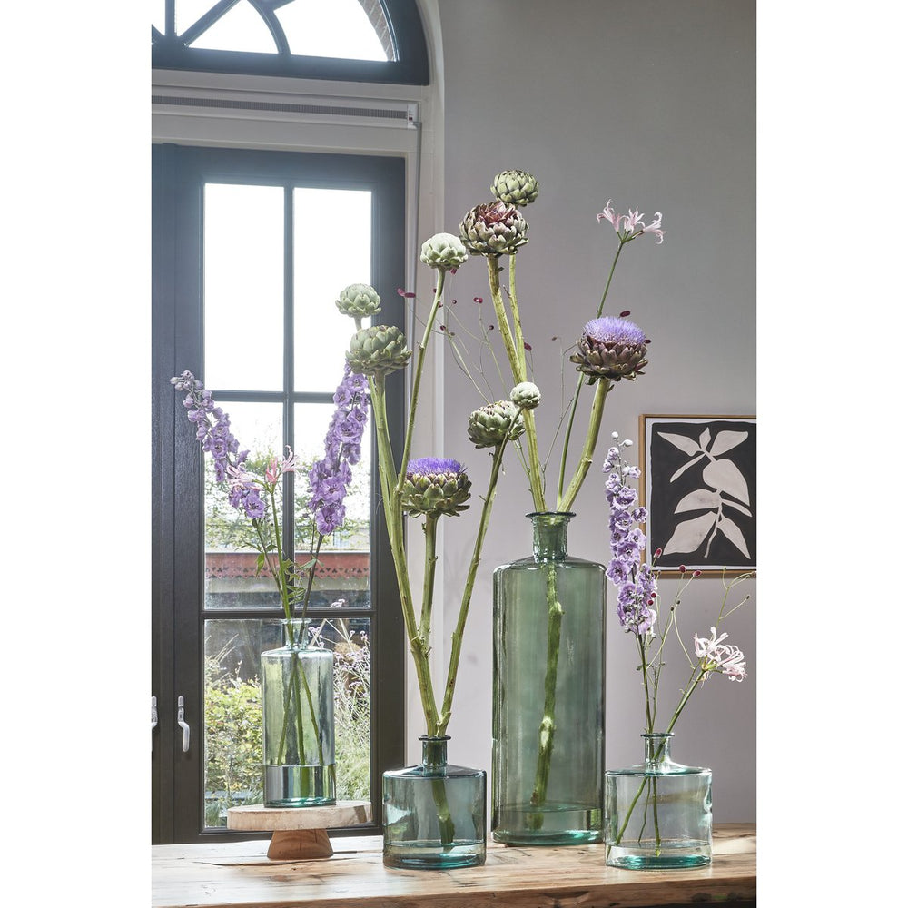 
                      
                        Guan Flaschenvase - H75 x Ø25 cm - Recyceltes Glas - Grün
                      
                    