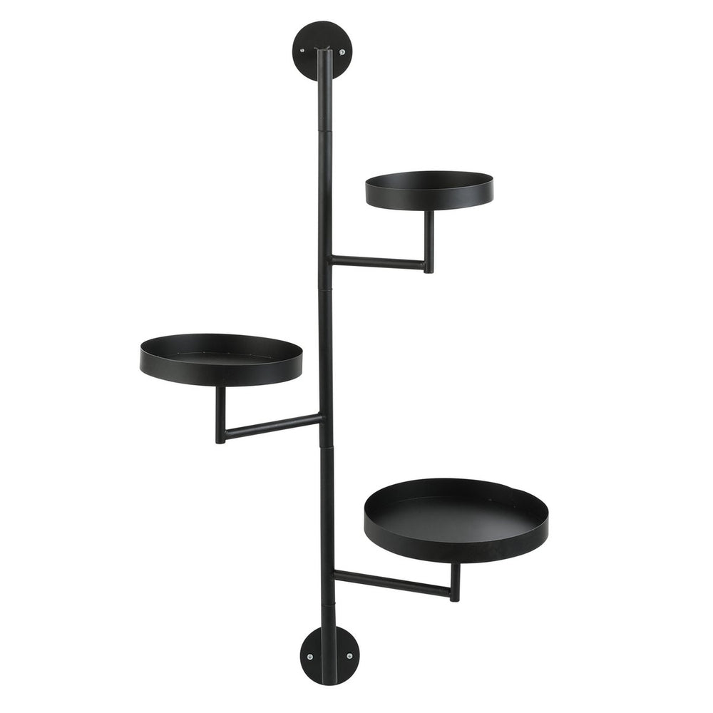 Perry Wandregal – L30 x B23 x H80 cm – Metall – Schwarz