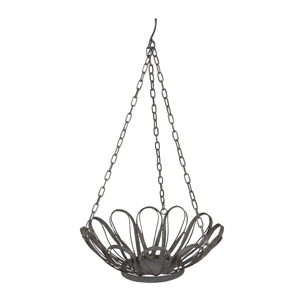 Pflanzenhalter Grau, Braun Ø 37x15/62 cm