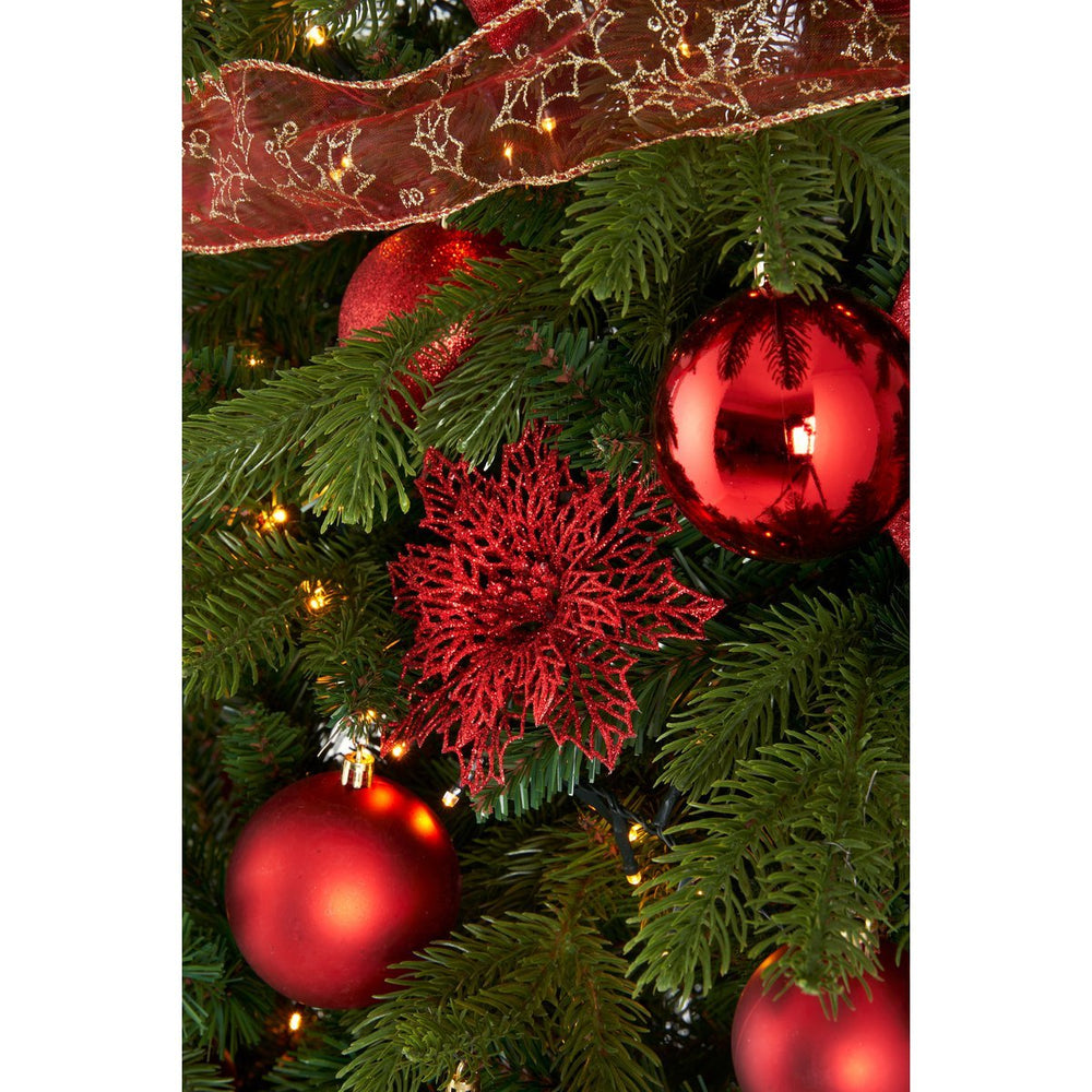 
                      
                        Weihnachtsbaumschmuck-Set – 100 Stück – Rot
                      
                    