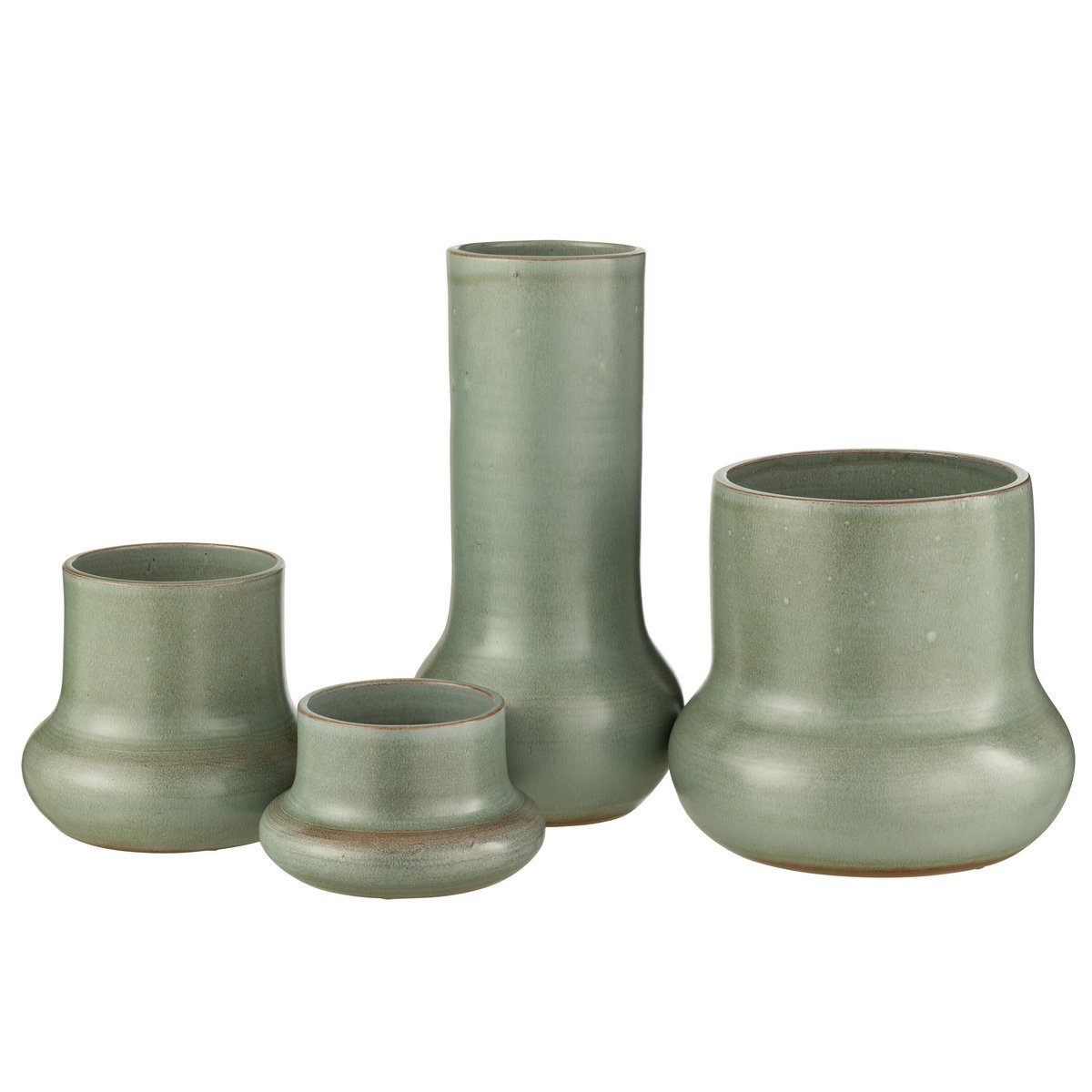 Vase Organic in Blau