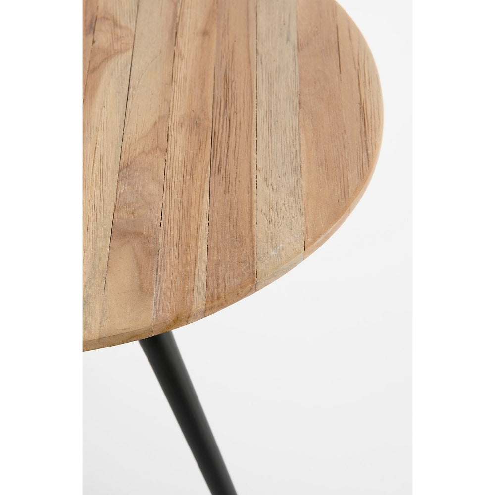 
                      
                        Jailey Beistelltisch – 2er-Set – H49 x Ø50 cm – Recyceltes Holz – Braun
                      
                    