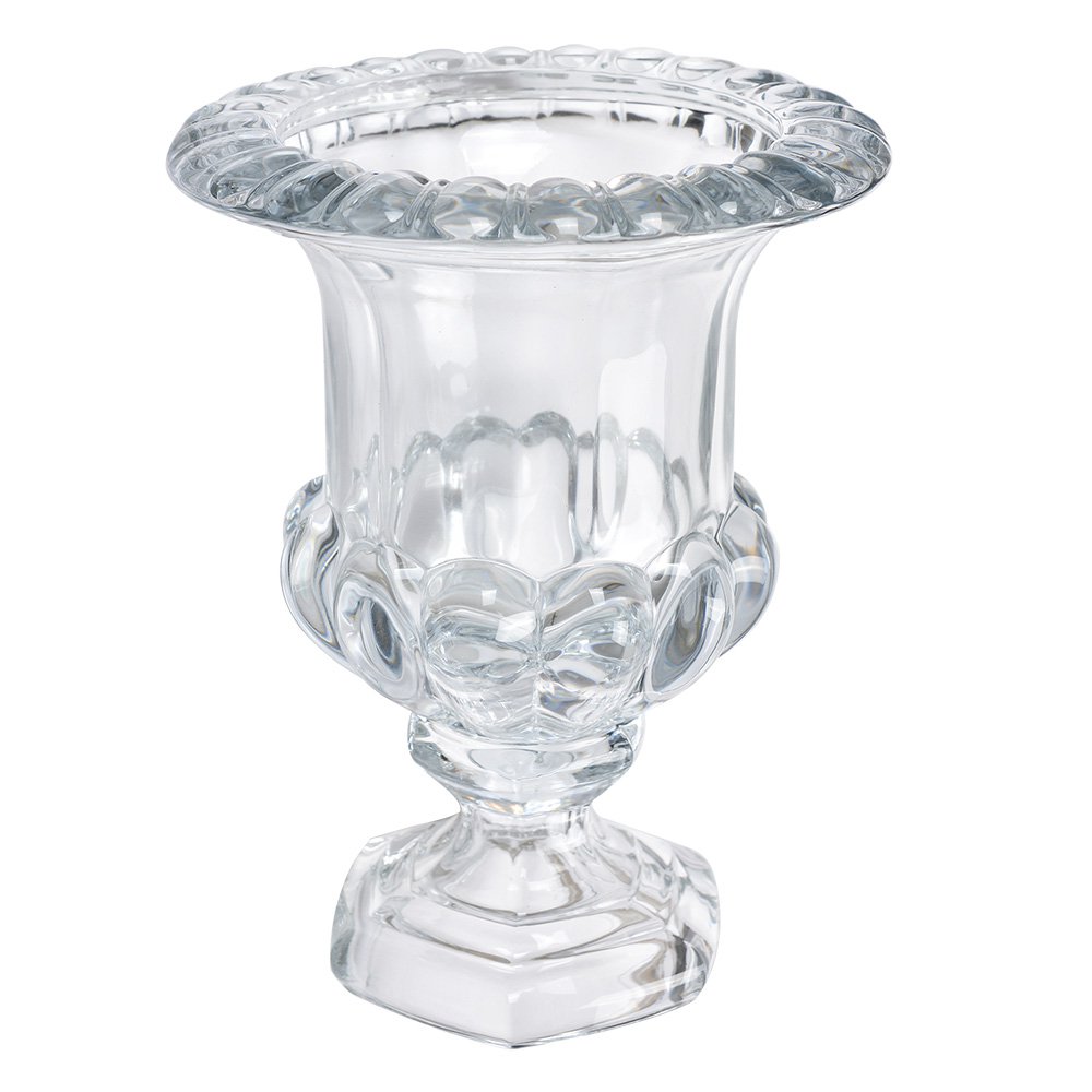 Vase aus Glas, transparent