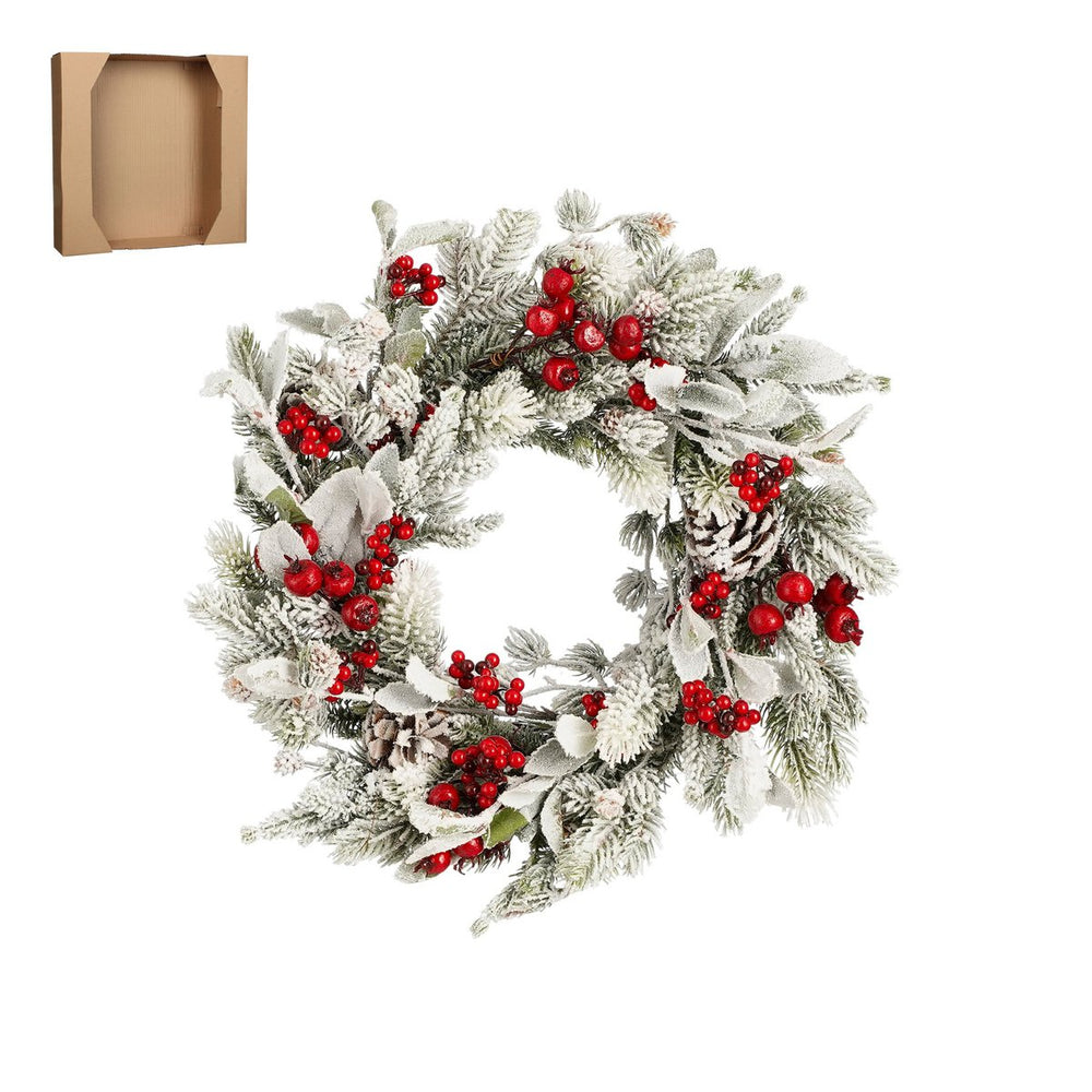 Glockenturm-Weihnachtskranz – Ø40 cm – Grün