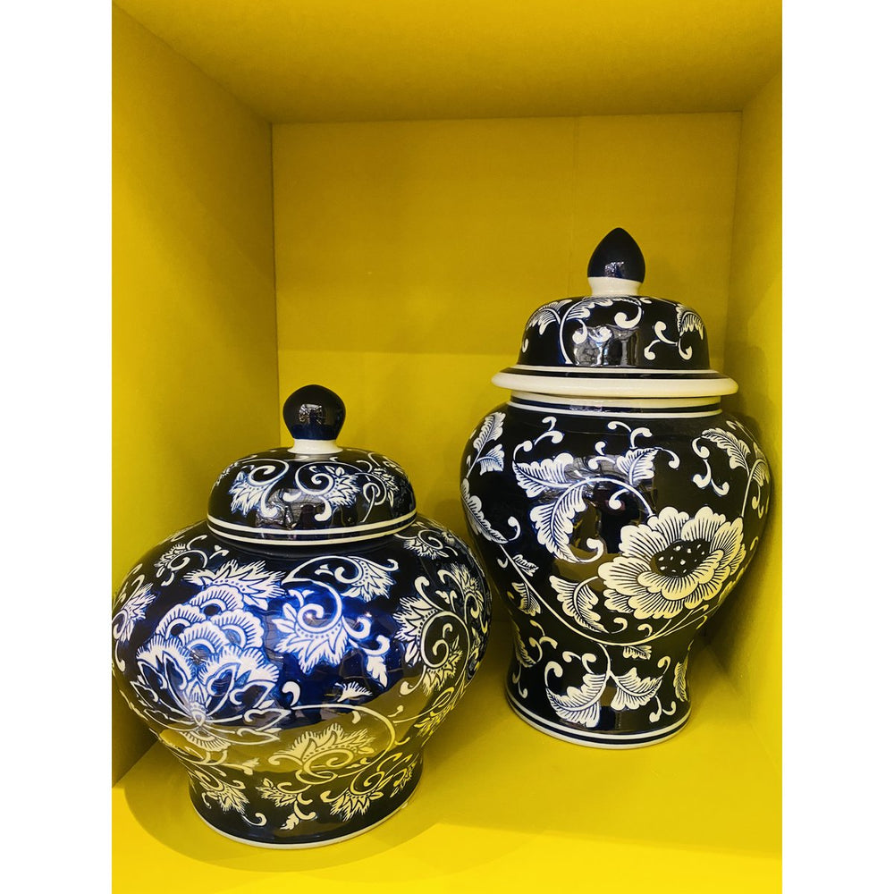 
                      
                        GROßE Größe - Blaue und weiße ZH01 Porzellan-Blumenvase (für die Küche zu Hause)
                      
                    