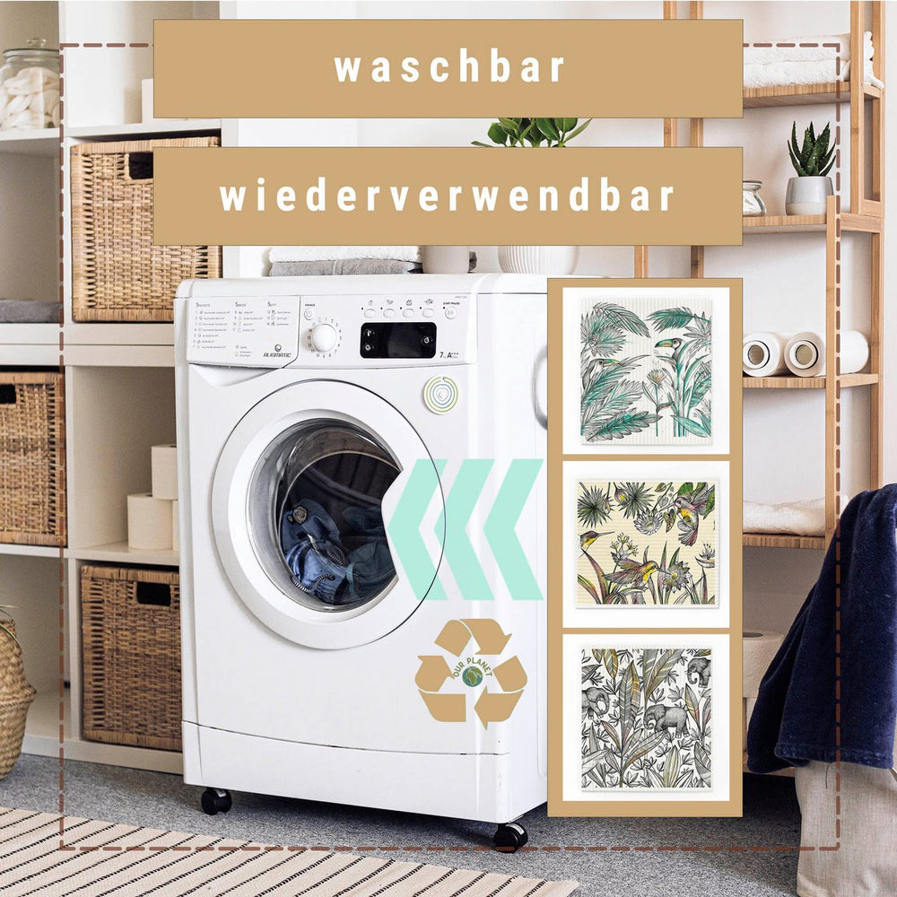 
                      
                        Schwammtuch 3er Set - Dschungel
                      
                    