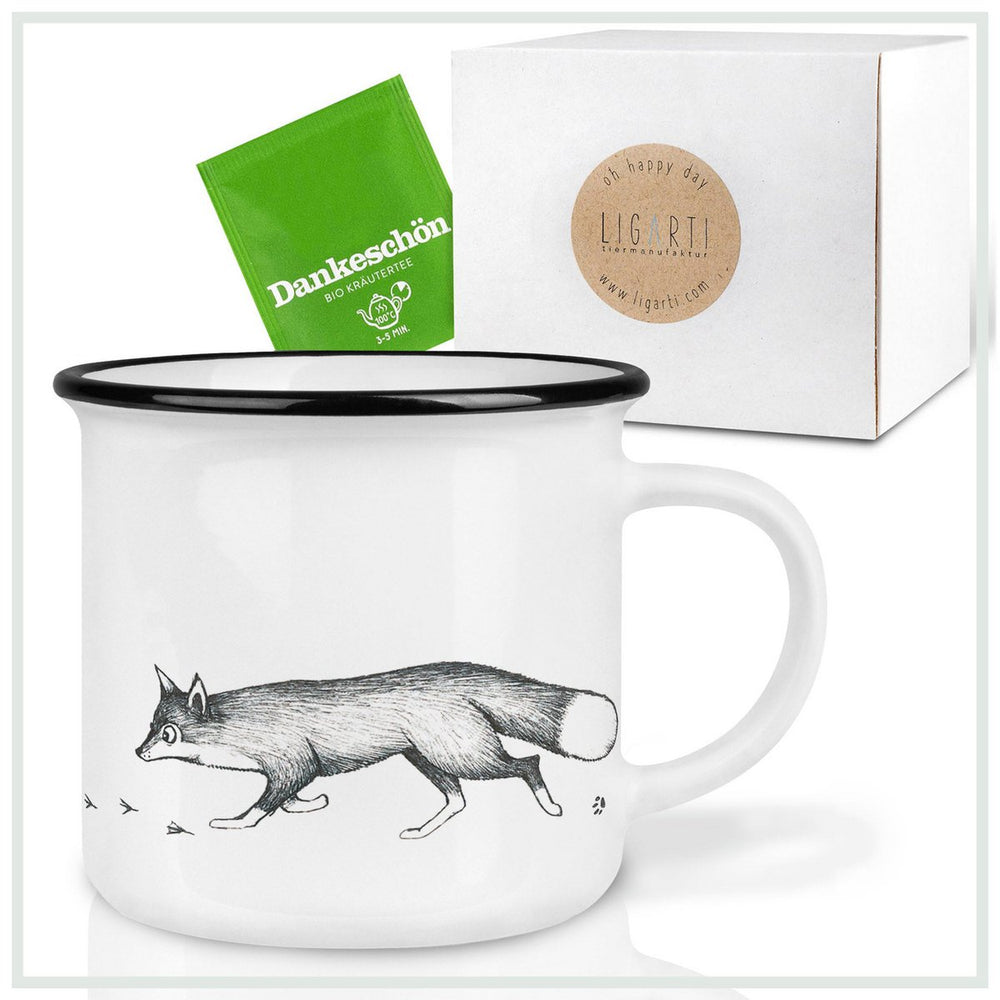 
                      
                        Keramiktasse – Fuchs & Gans
                      
                    