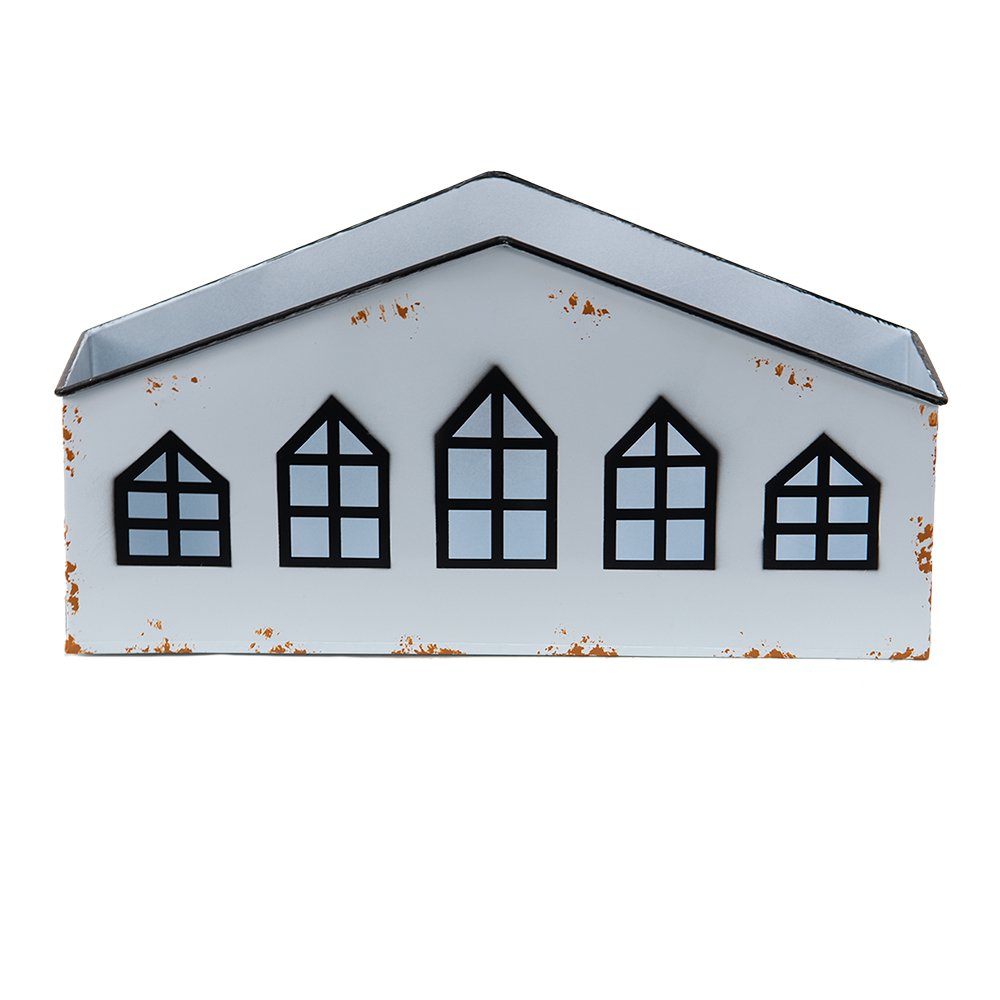 Teelichthalter House Cream 36x12x18 cm