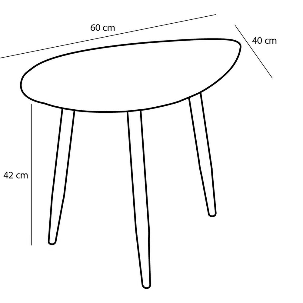 
                      
                        Beistelltisch – 2er-Set – L80 x B60 x H47 cm – Metall – Schwarz
                      
                    