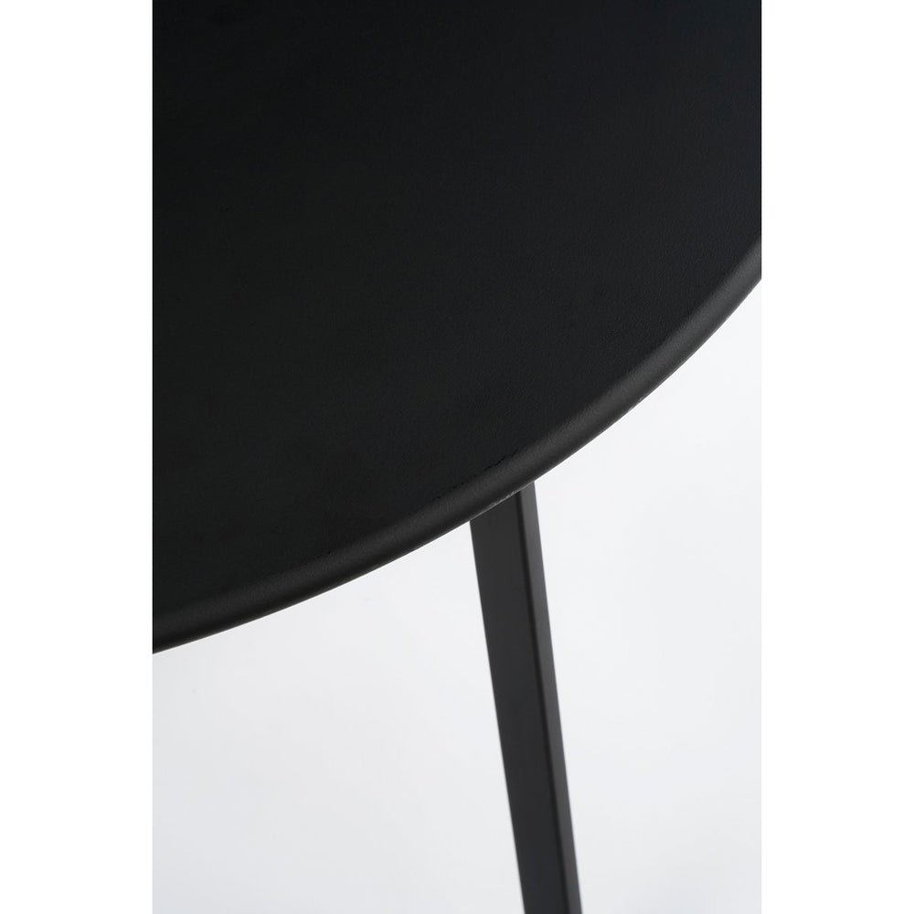 
                      
                        Seatle Outdoor-Beistelltisch – H50 x Ø50 cm – Metall – Schwarz
                      
                    