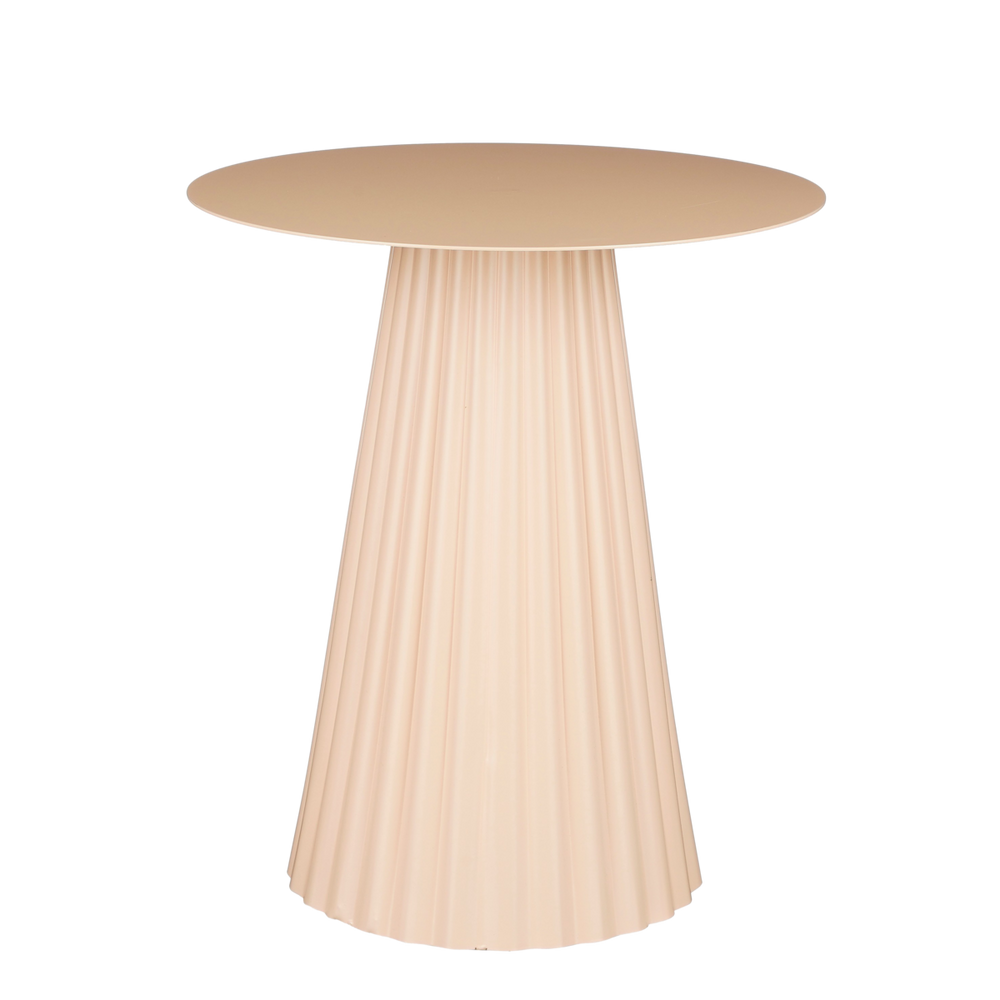 
                      
                        Pellis Beistelltisch – H46 x Ø40 cm – Metall – Hellrosa
                      
                    