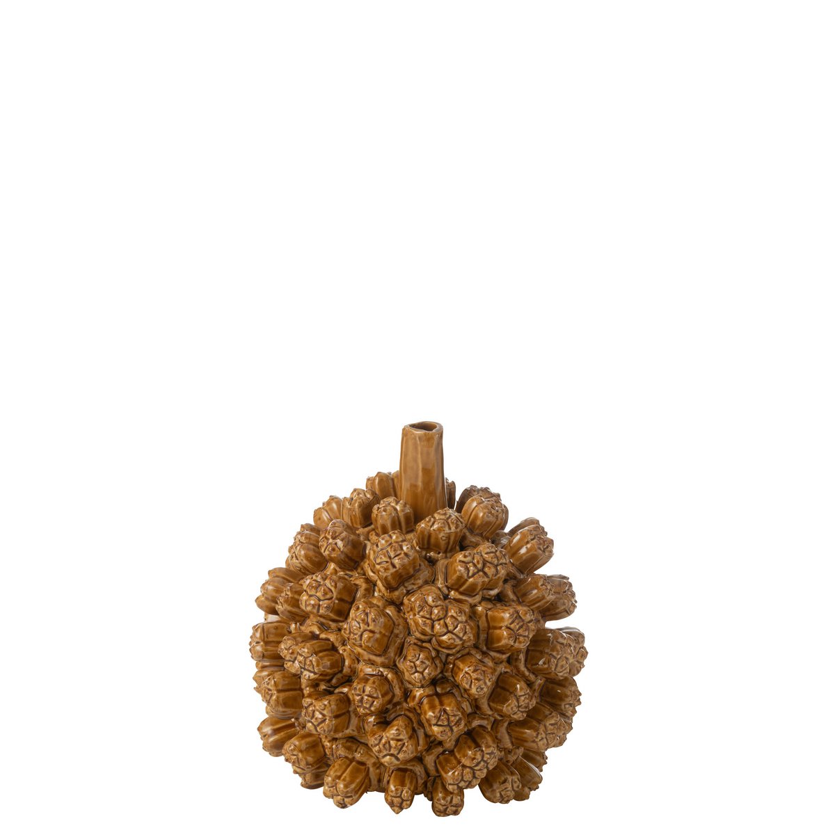 Kleine Keramikvase Saki in Gelb