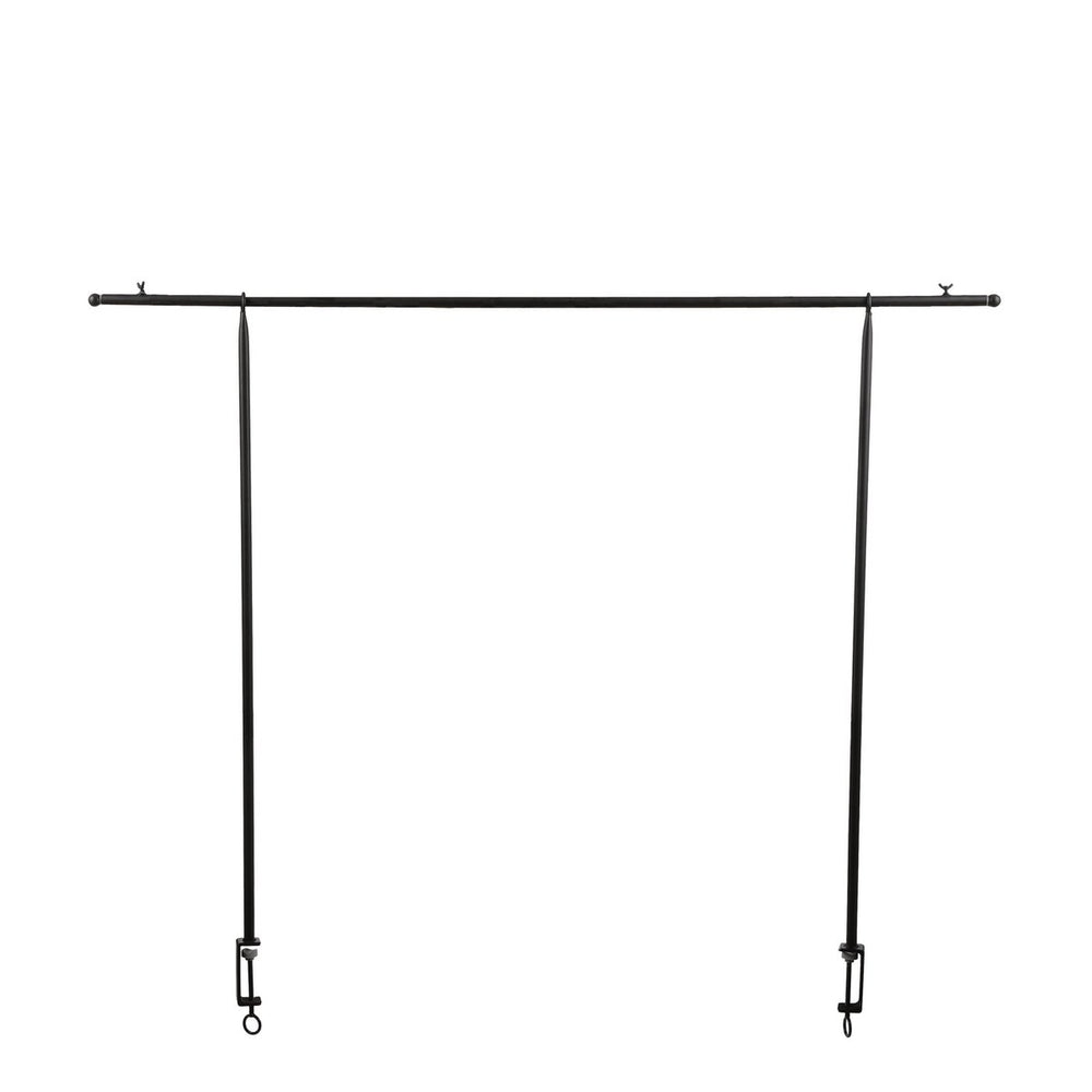 Tischklemme – H110 x L223–250 cm – Metall – Schwarz
