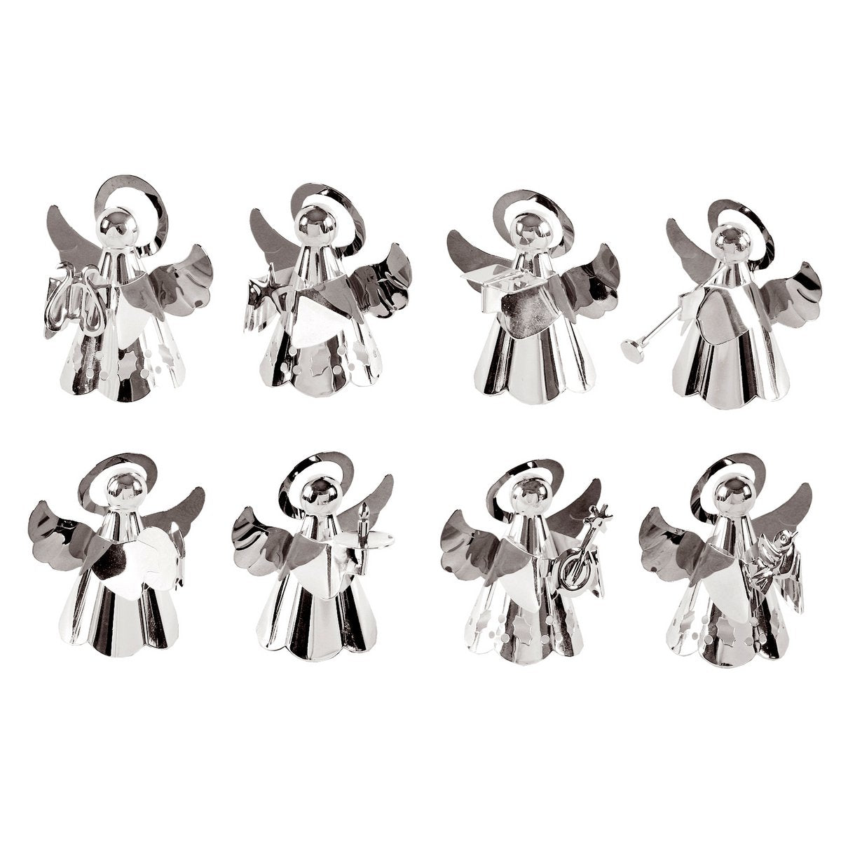 Engelsensemble mit Instrumenten, 8er-Set