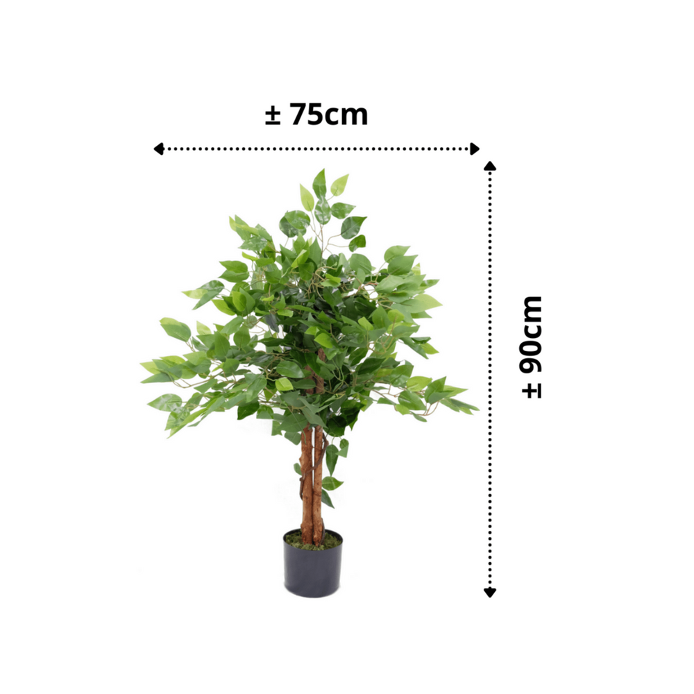 
                      
                        Künstlicher Ficusbaum 90 cm
                      
                    