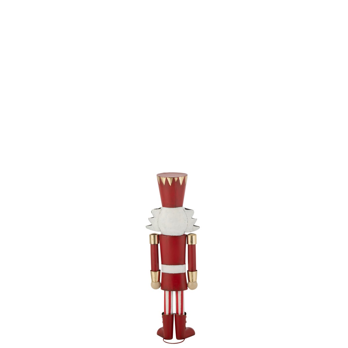 Festlicher Nussknacker in Rot und Gold