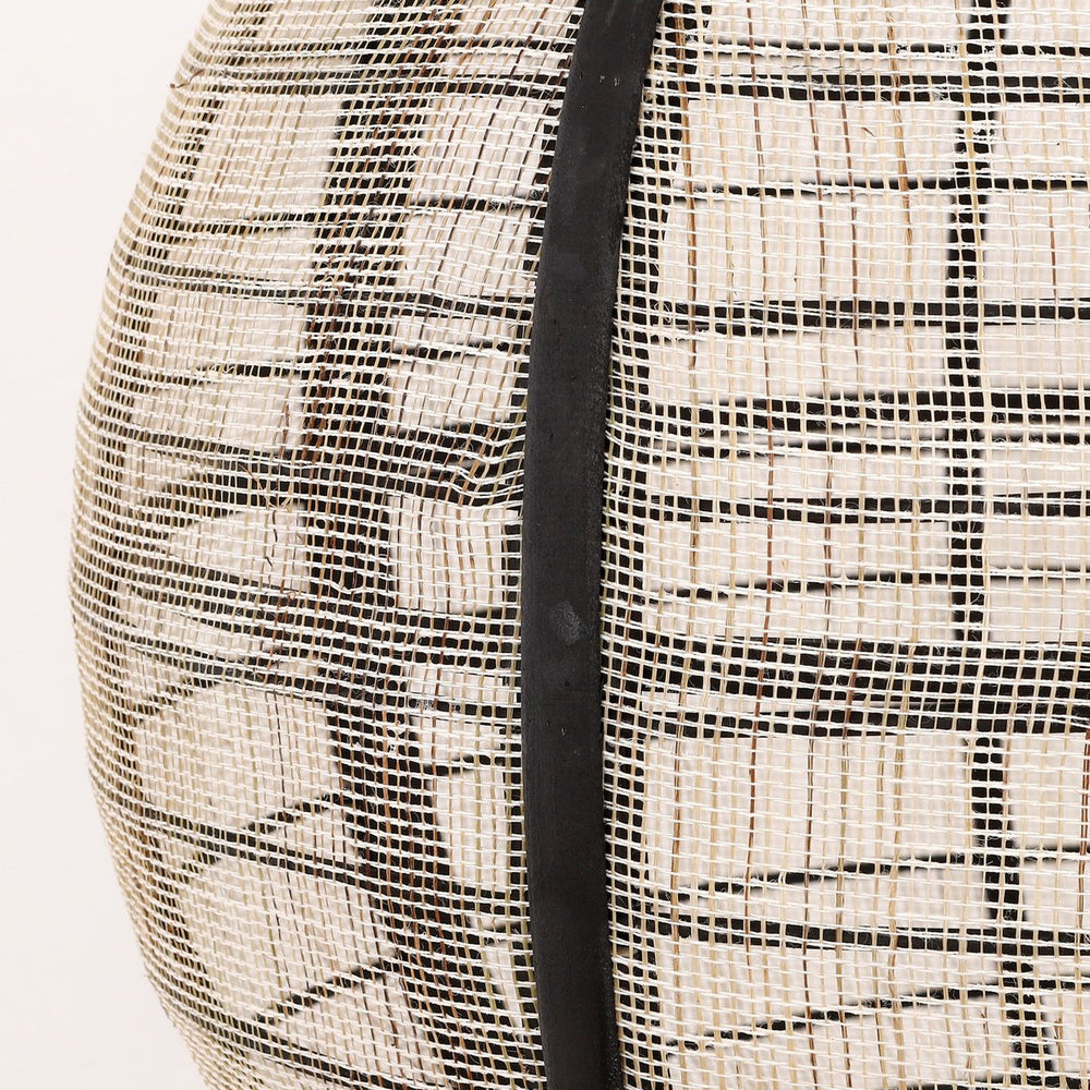 
                      
                        Pella Hängelampe – H44 x Ø45 cm – Leinen – gebrochenes Weiß
                      
                    