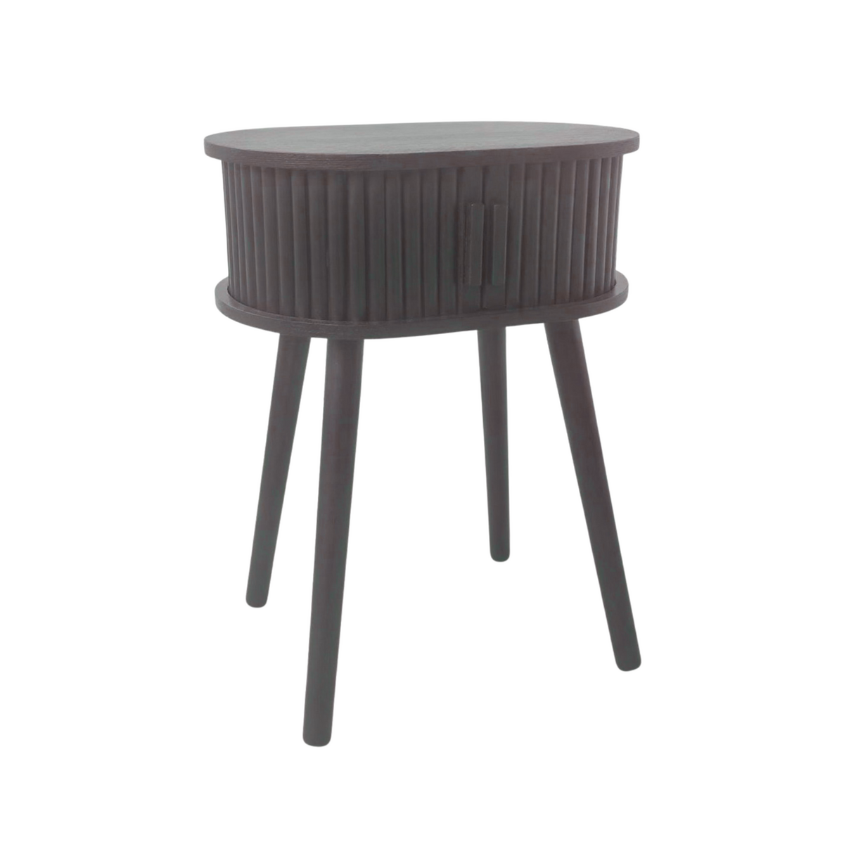 Beistelltisch / Nachttisch - Schwarz - MDF - 40x30x53cm