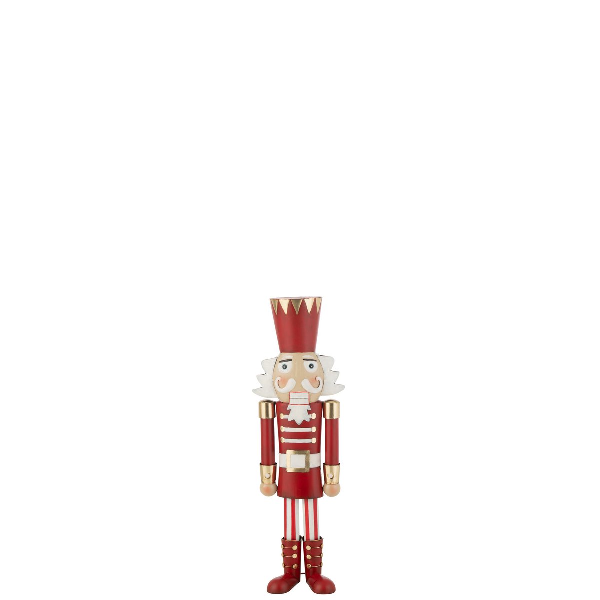Festlicher Nussknacker in Rot und Gold