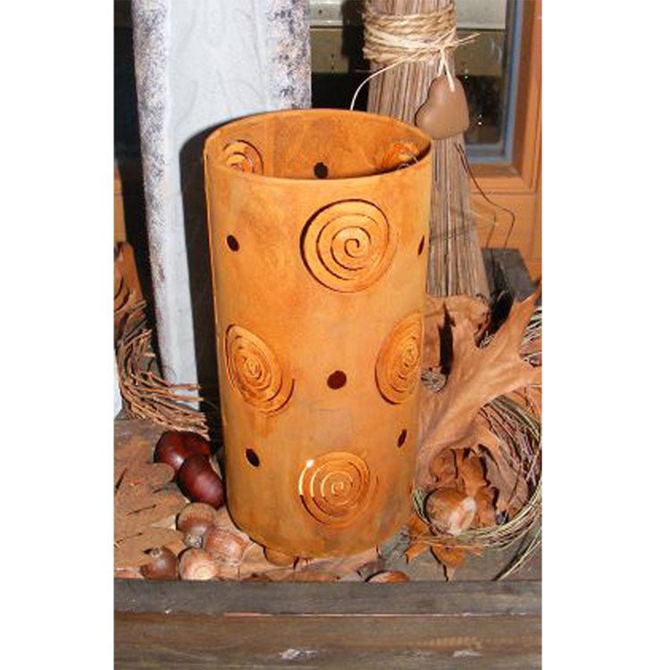 
                      
                        Rost Deko Windlicht Spirale | 22 cm x 10 cm | Edelrost Metalldeko Laterne
                      
                    
