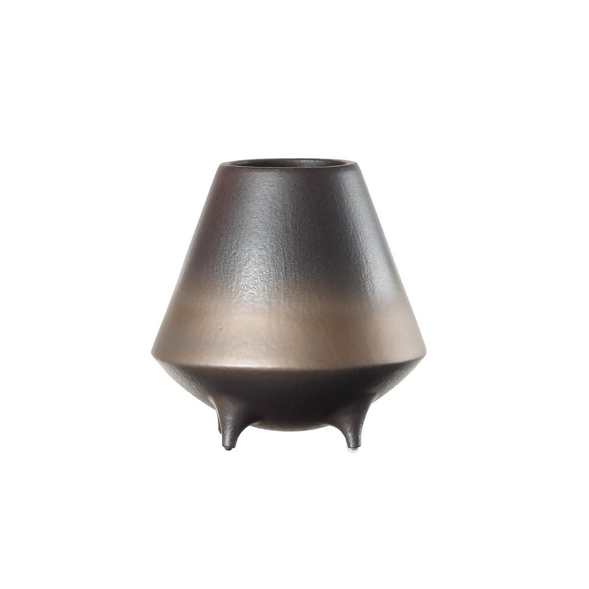 Die Otaru-Vase – Bronze zu Schwarz