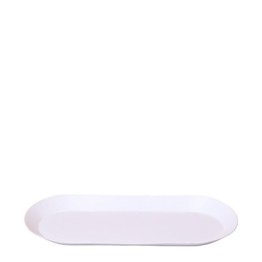 Teller oval - Ovale Tablett Ø30cm - Weiß