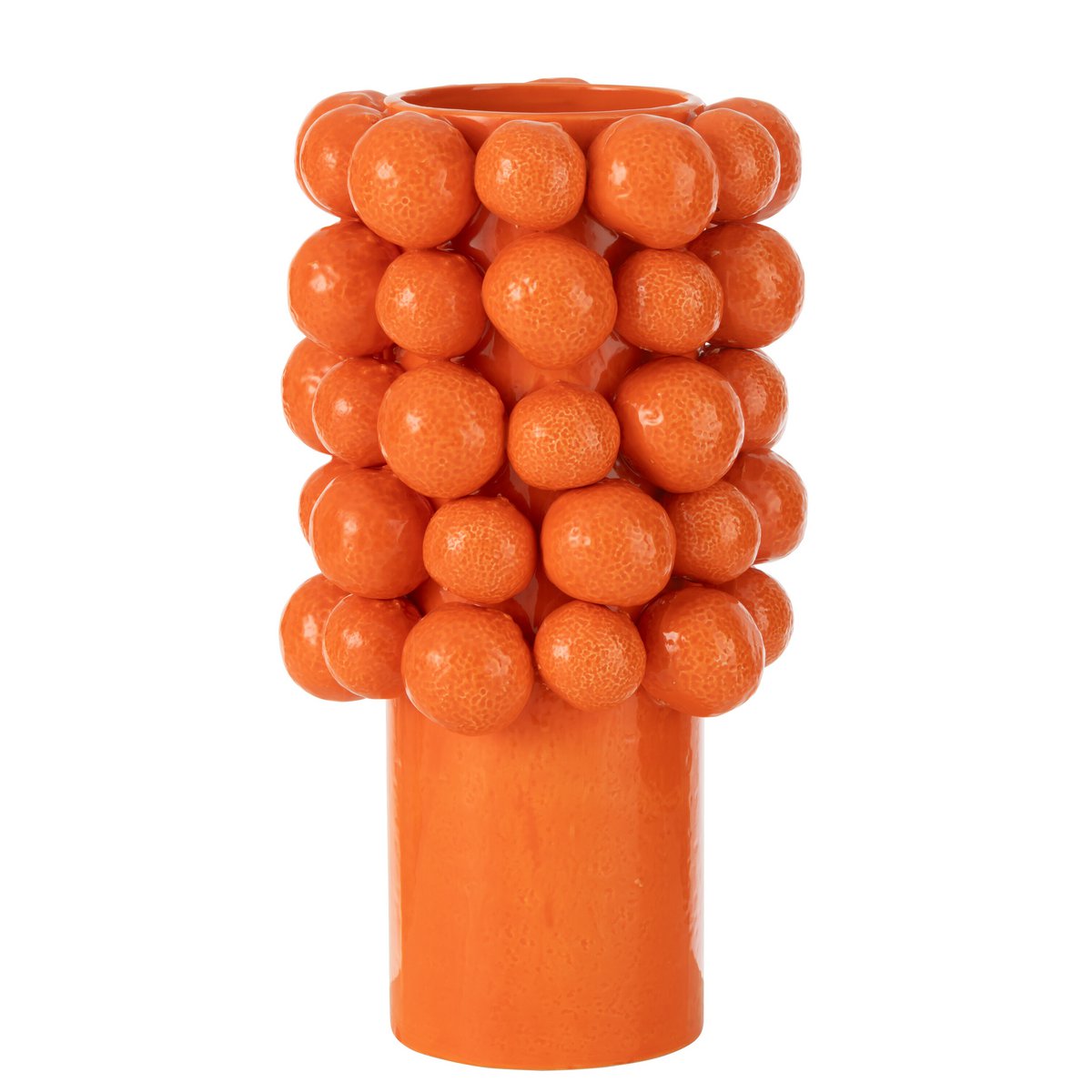 Vase Orangen Keramik Orange Groß