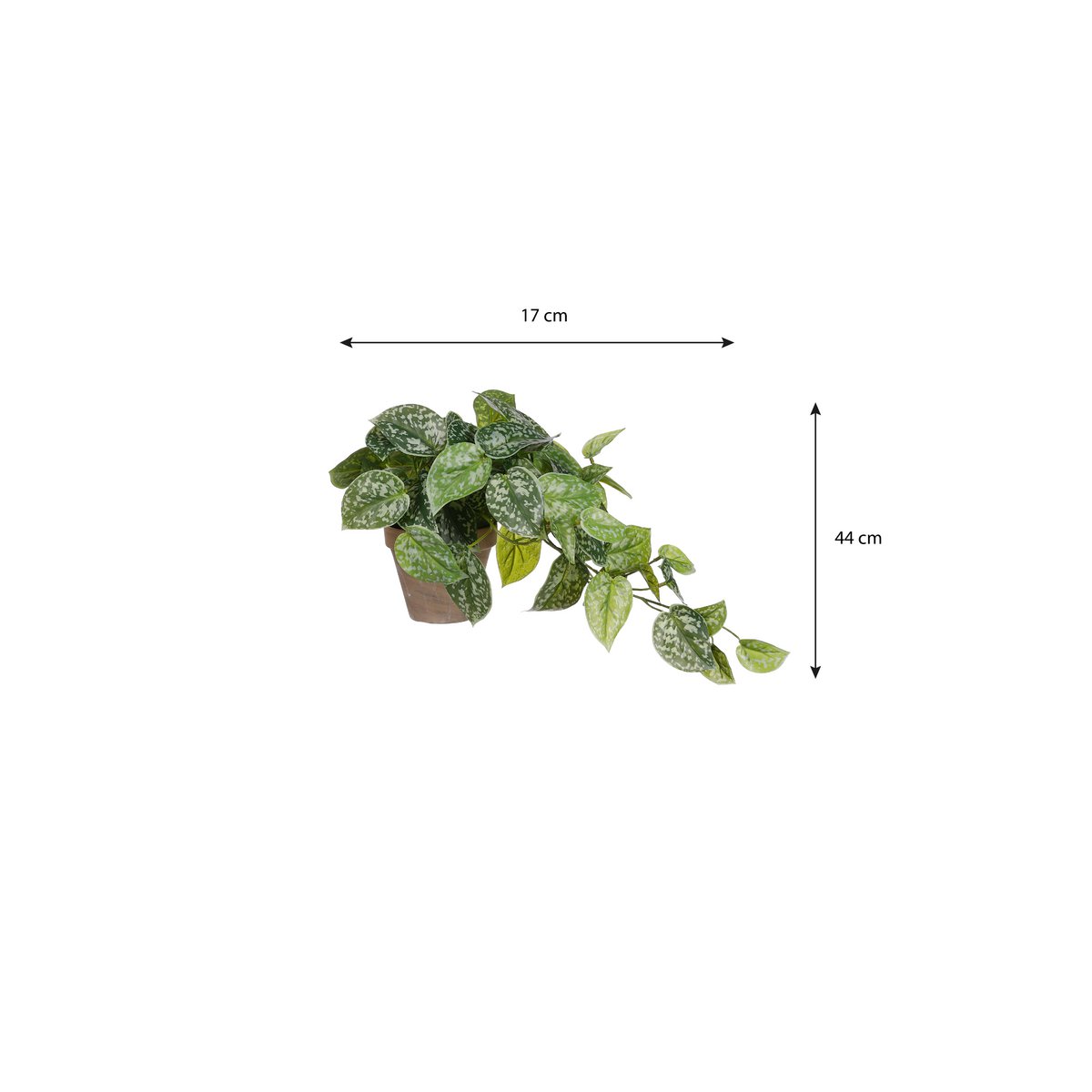 Künstlicher Scindapsus (44 cm)