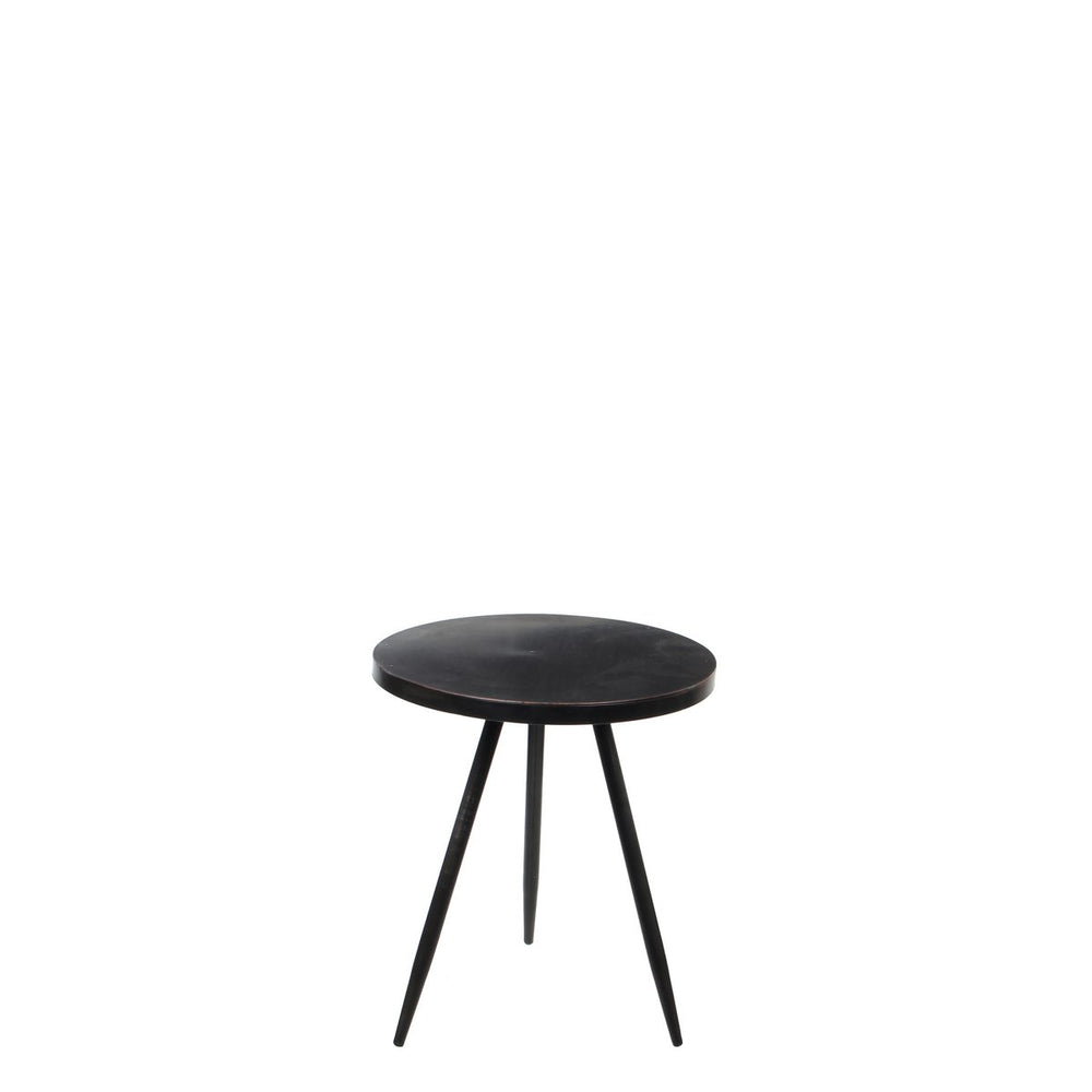 Kent Beistelltisch – H40 x Ø35 cm – Metall – Schwarz