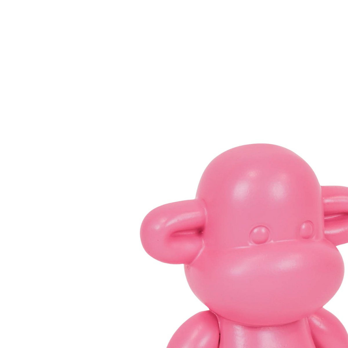 Ornament - Affenfigur 'The Legend'- Polyresin - Pink - 20,5x13,5x35 cm