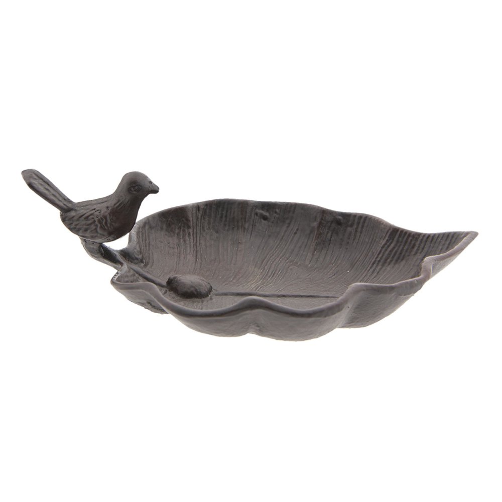 Vogelbad Braun 26x15x8 cm