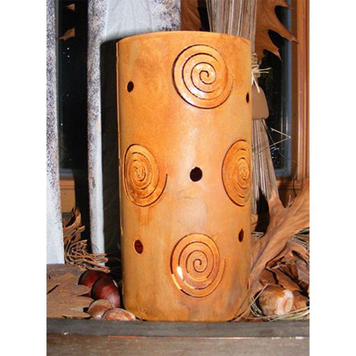 
                      
                        Rost Deko Windlicht Spirale | 22 cm x 10 cm | Edelrost Metalldeko Laterne
                      
                    