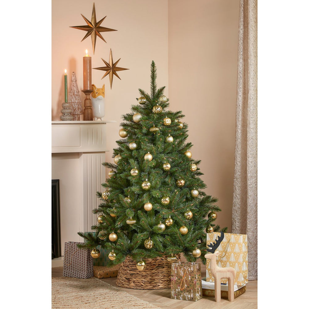 
                      
                        Weihnachtskugel-Set – 60 Stück – Ø7 cm – unzerbrechlich – Gold
                      
                    