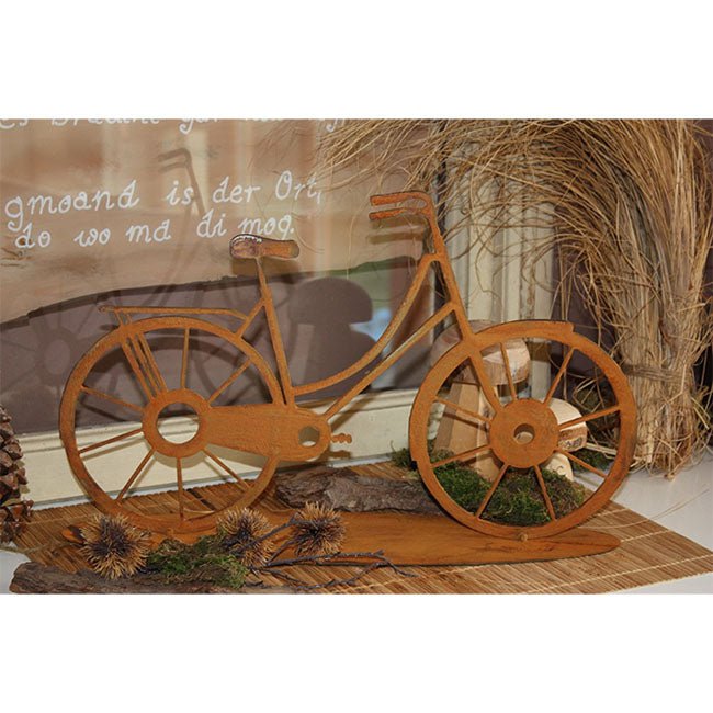 
                      
                        Metalldeko Fahrrad im Edelrost Design | Bike Deko Figur
                      
                    