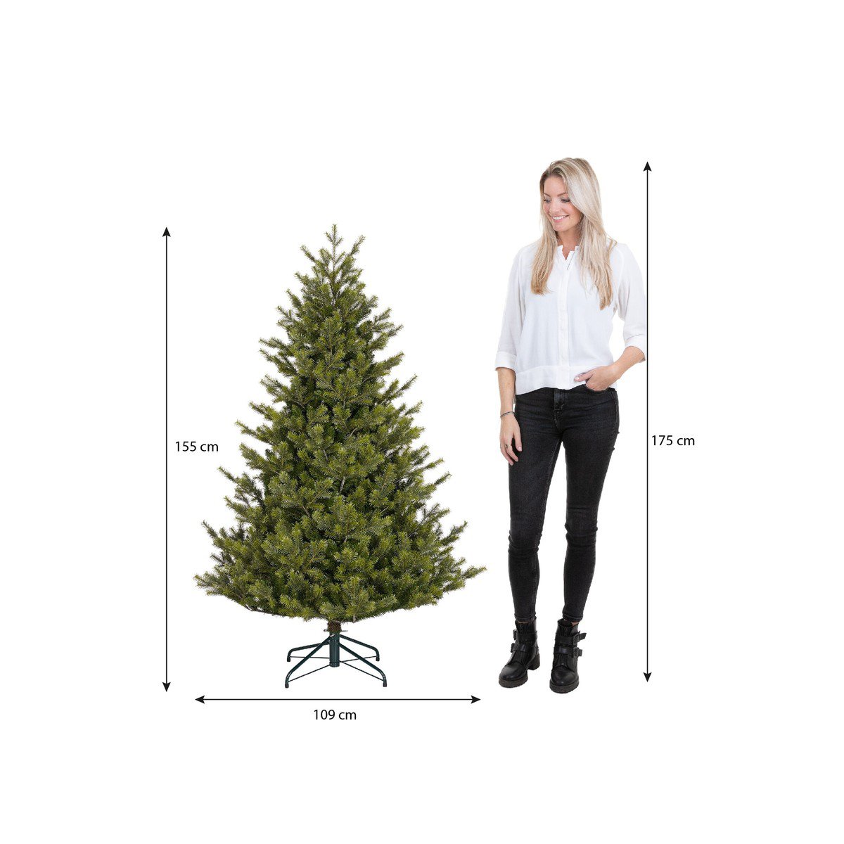 Künstlicher Weihnachtsbaum Clive 155 cm