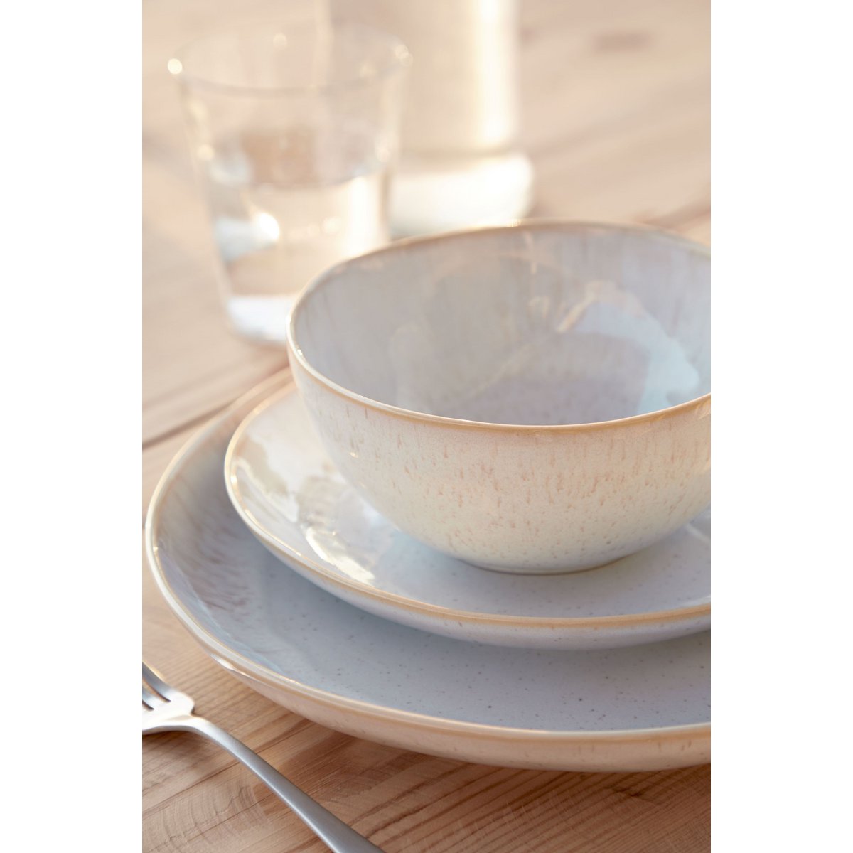 EIVISSA - Sq. baker 32 w/ oak wood trivet sea blue CPQ 322