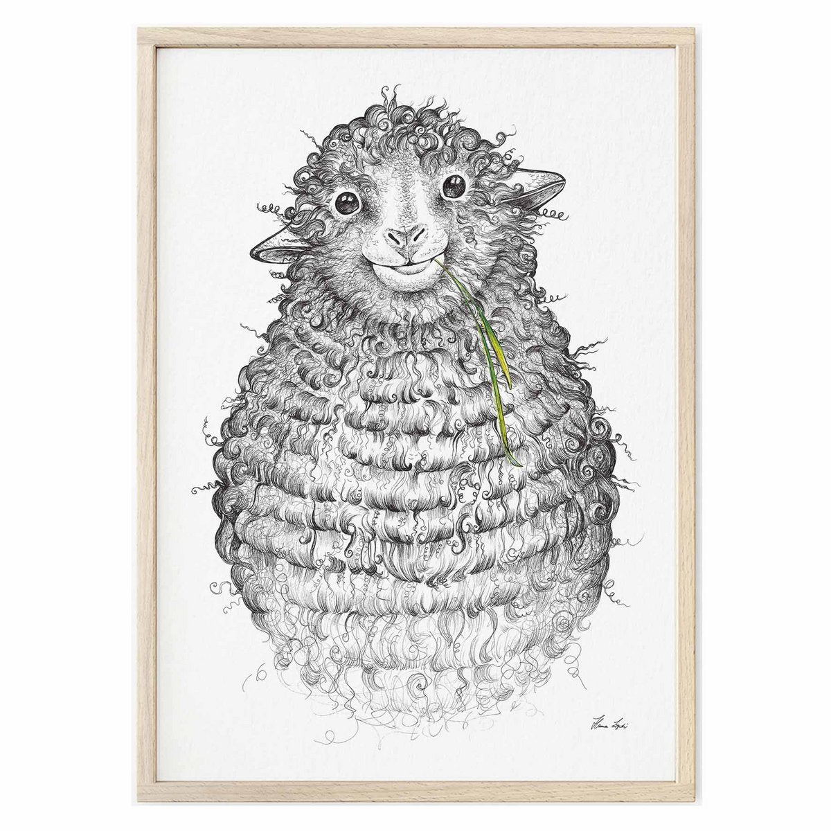 Kunstdruck - Wollfried