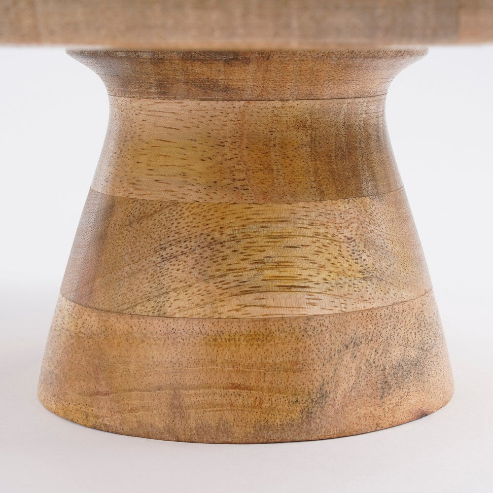 
                      
                        Tallo Tortenständer – H10 x Ø30 cm – 100 % FSC Mangoholz – Hellbraun
                      
                    