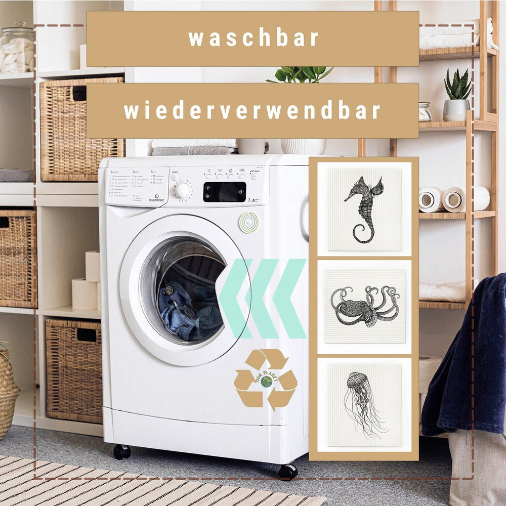 
                      
                        Schwammtuch 3er Set - Unterwasser
                      
                    