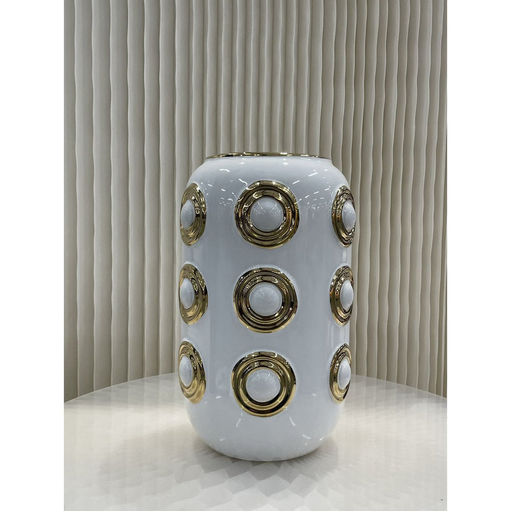 
                      
                        Goldene Vase mit 3 Kreisen (CV11617-12-CA-205321-WIT)
                      
                    
