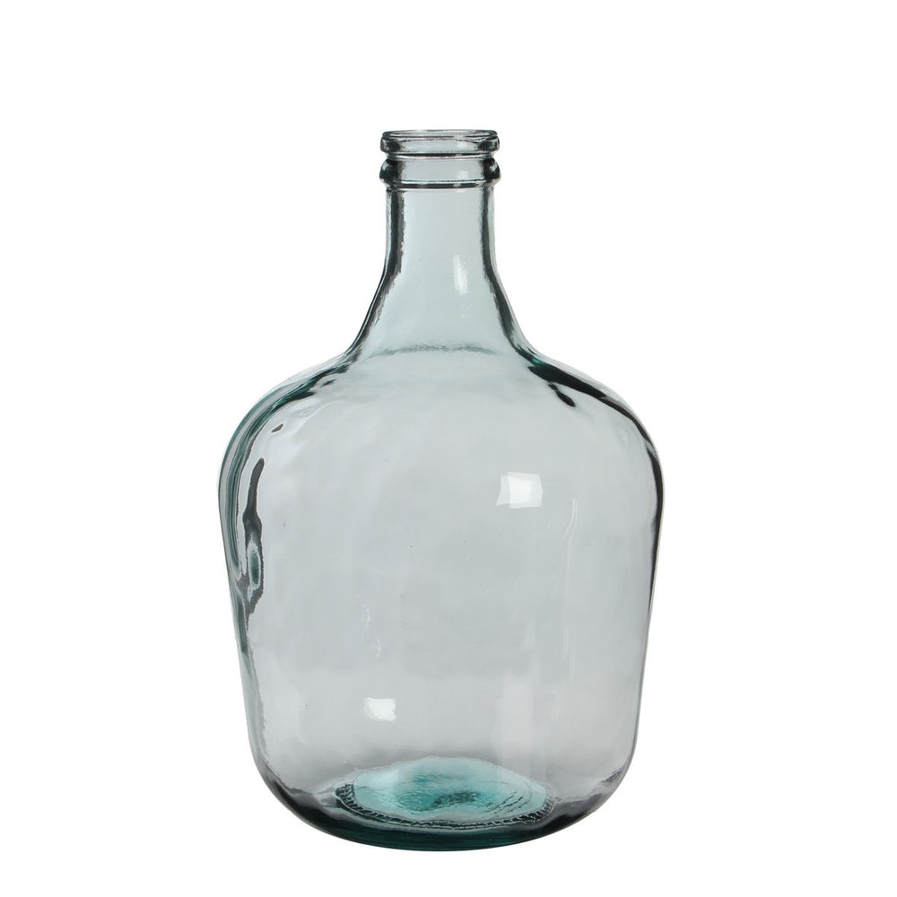 Diego Flaschenvase - H42 x Ø27 cm - Recyceltes Glas - Transparent