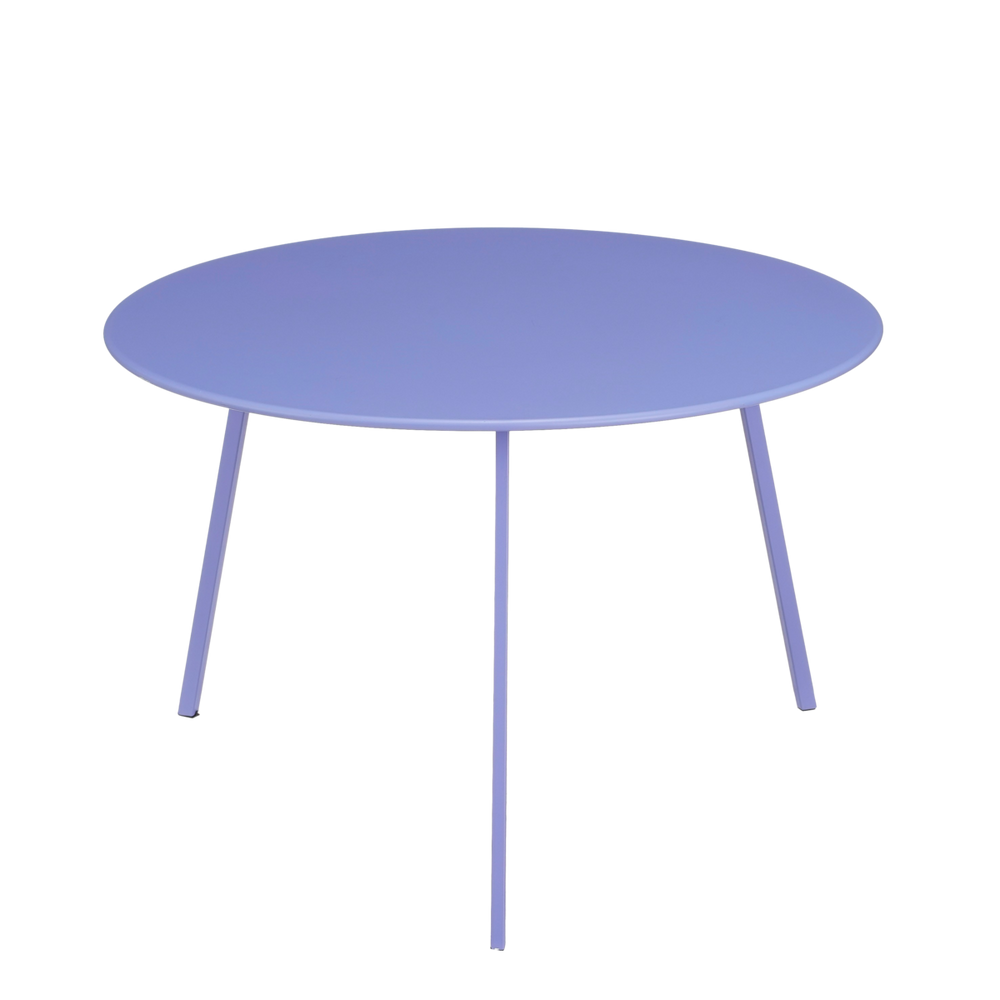 Seattle Outdoor-Beistelltisch – H38 x Ø58 cm – Metall – Lila