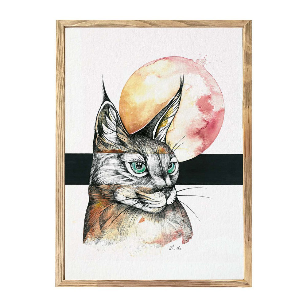 Kunstdruck - Luchs